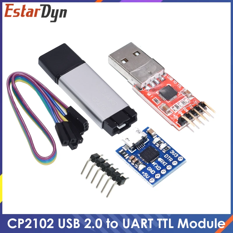 CP2102 USB 2.0 за UART TTL 5PIN Модул Съединител Сериен Конвертор STC Замени FT232 CH340 PL2303