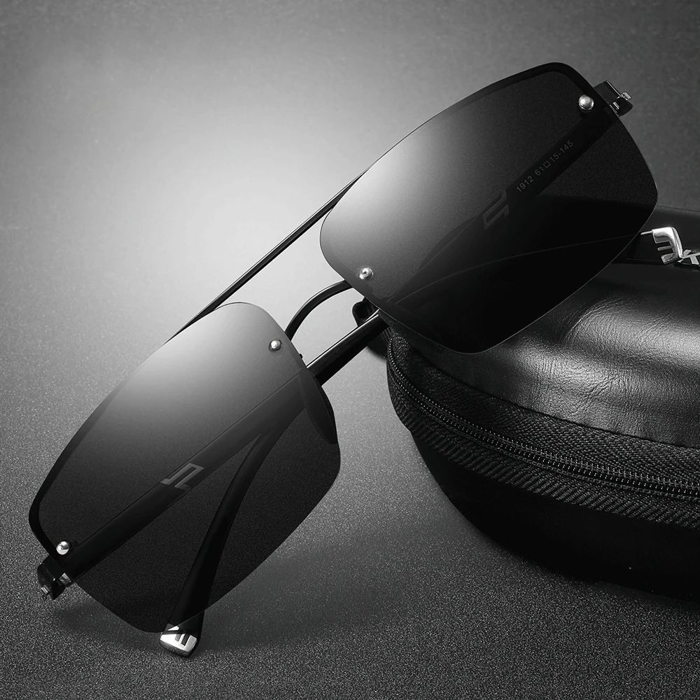 Слънчеви Очила за Мъже С Антирефлексно Покритие Спортни Очила За Шофиране За Мъже Ден за Нощно Виждане Фотохромичните Поляризирани UV400 Лещи Очила V1912